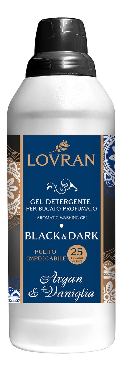 Żel do prania 1L new Czarny 25 prań