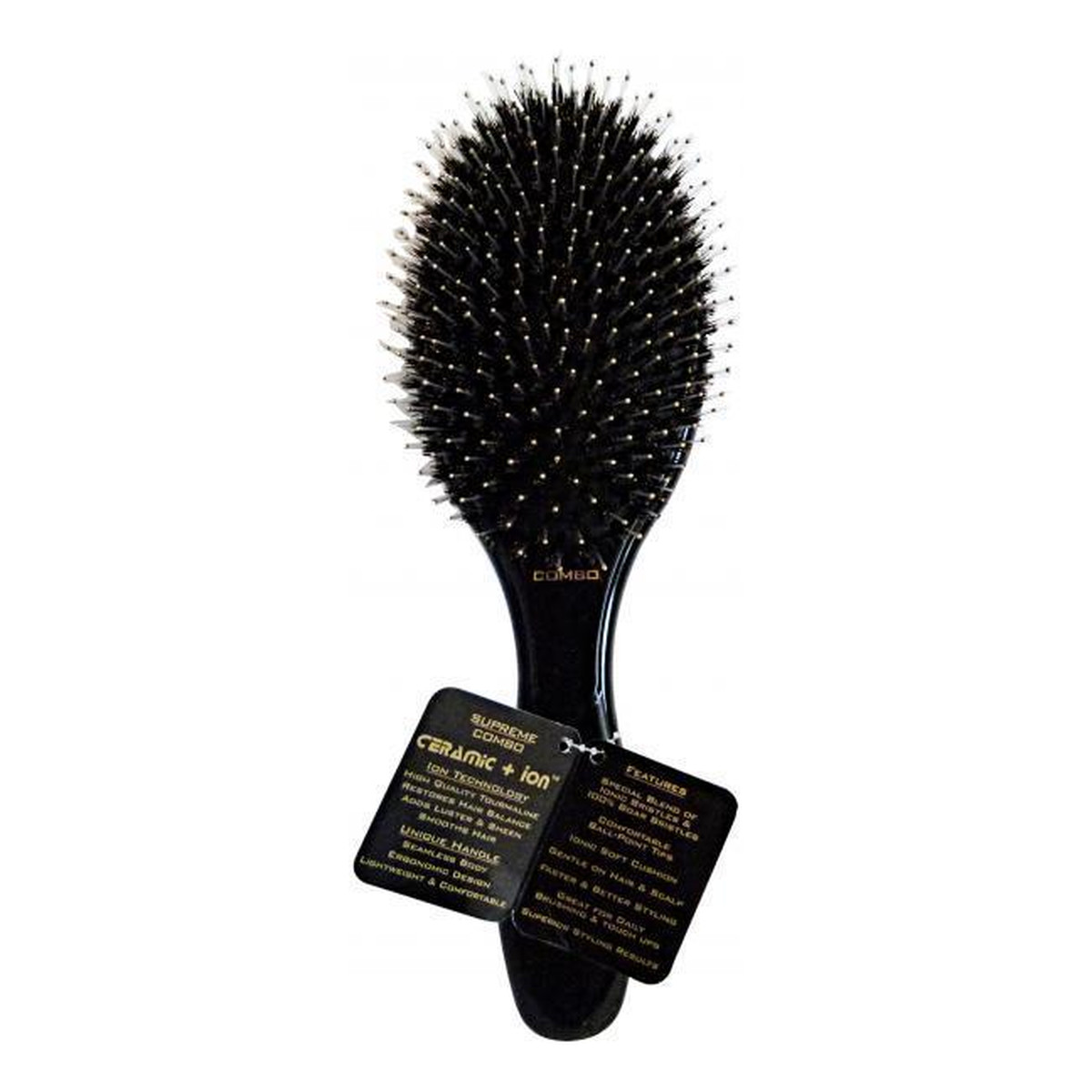 Olivia Garden Ceramic+Ion Supreme Combo Black Brush szczotka do włosów CI-SPCO-BL