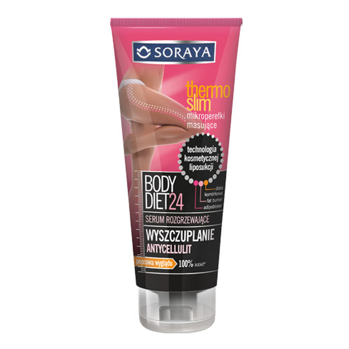 Soraya Body Diet24 Serum Rozgrzewające Wyszczuplanie Antycellulit 200ml