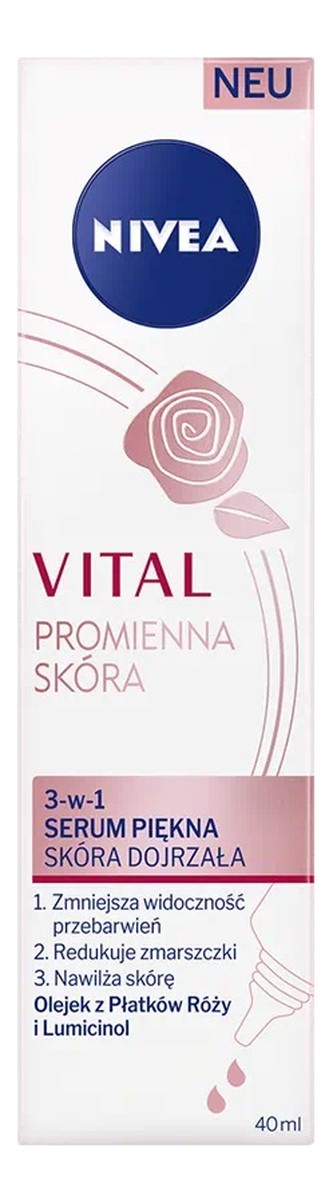 Vital promienna skóra 3w1 serum piękna