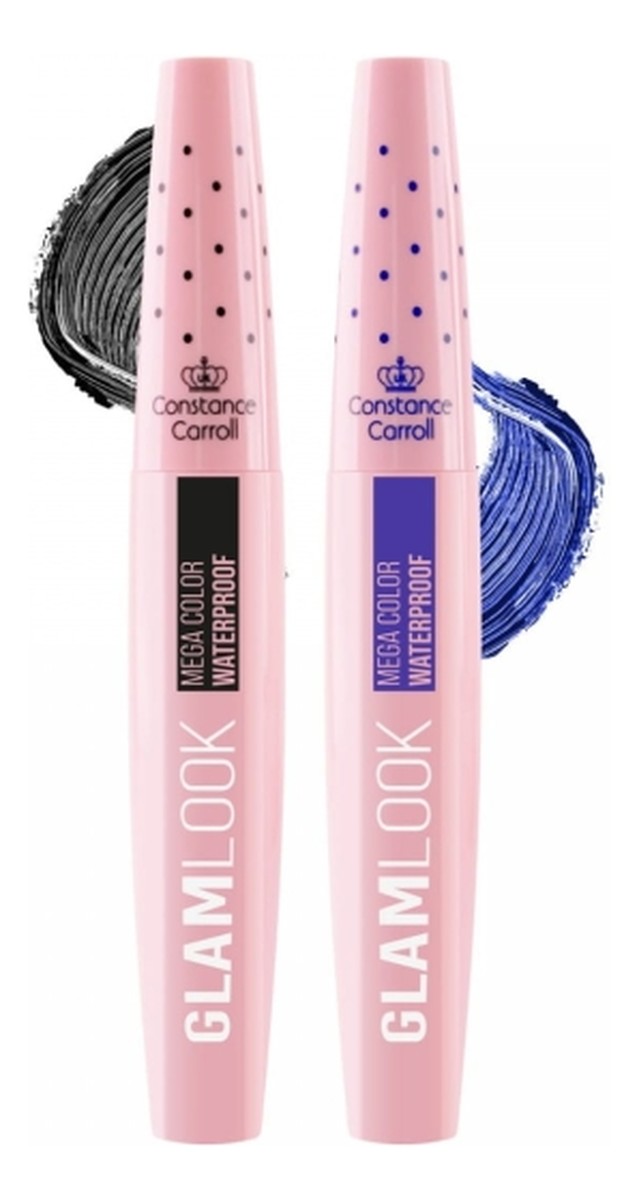 Tusz do rzęs dwupak czarny + granatowy