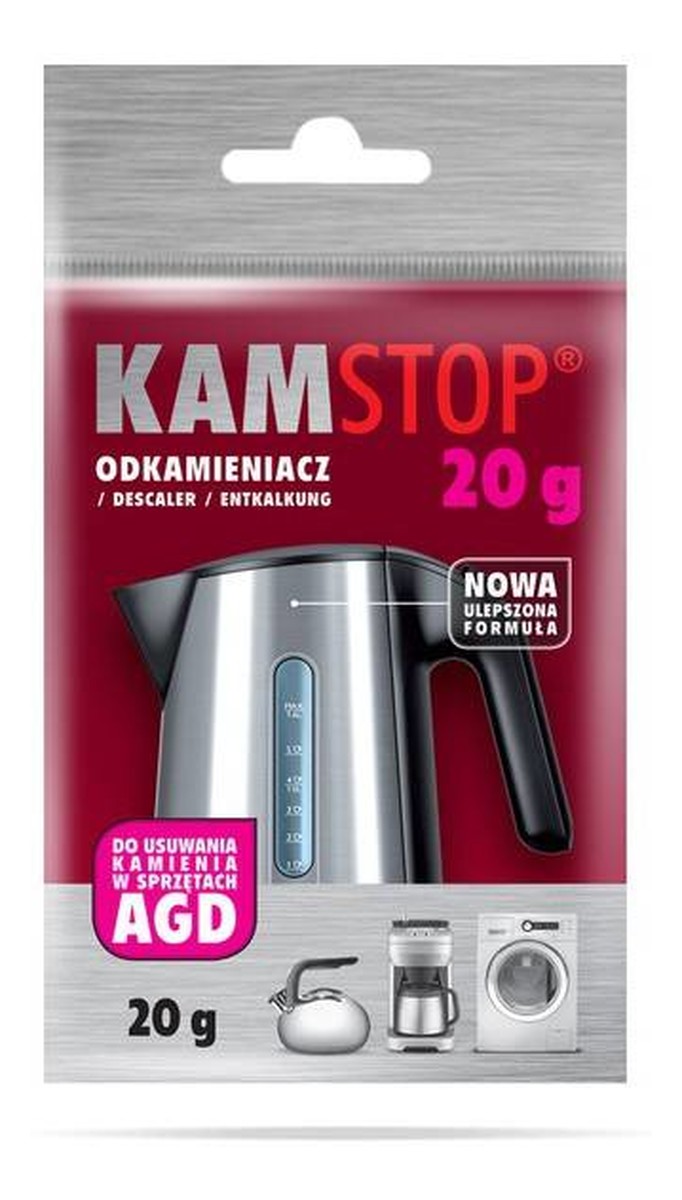 Odkamieniacz do czajników gazowych i elektrycznych, kawiarek Sedan