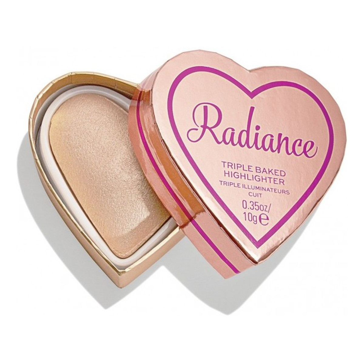 Makeup Revolution I Heart Makeup Rozświetlacz Do Twarzy Glow Hearts Radiance 10g