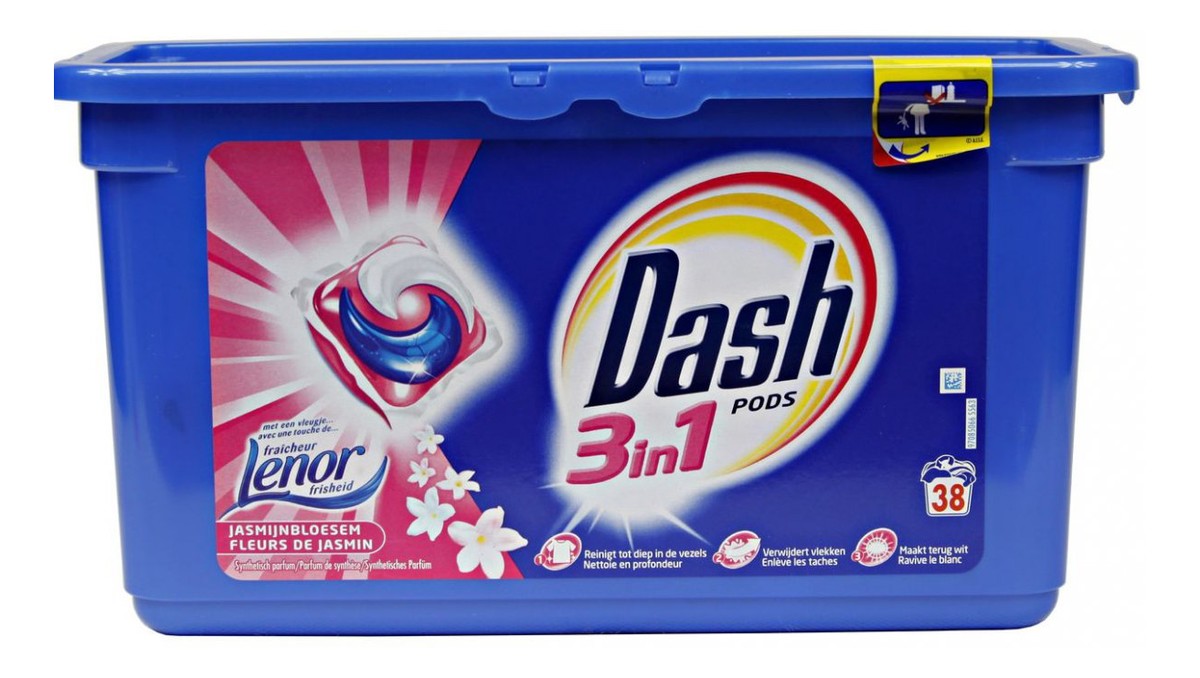 Kapsułki Do Prania 3 in 1 Jasmin with Lenor 38szt.