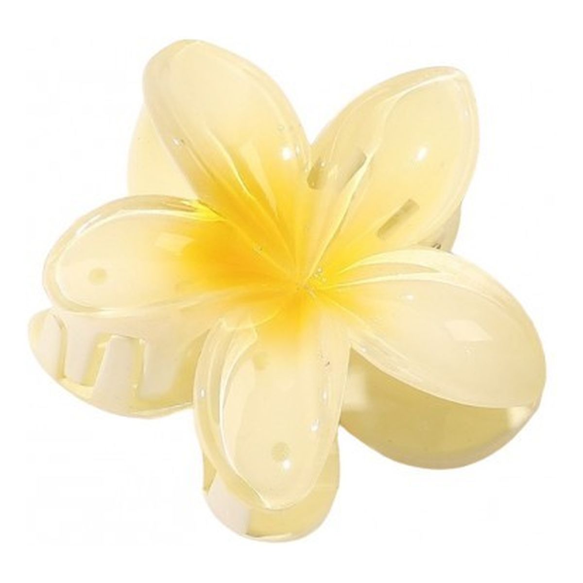 Ecarla Klamra do włosów kwiat-żółte ombre (sp269zo) 1szt