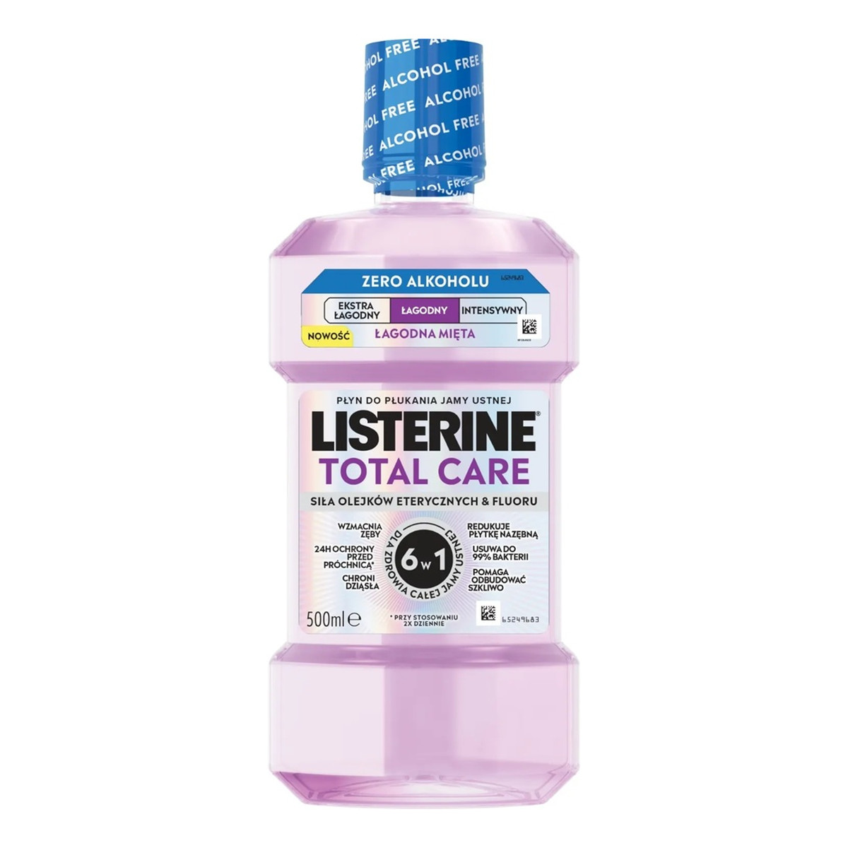 Listerine Total Care łagodny płyn do płukania jamy ustnej 500ml
