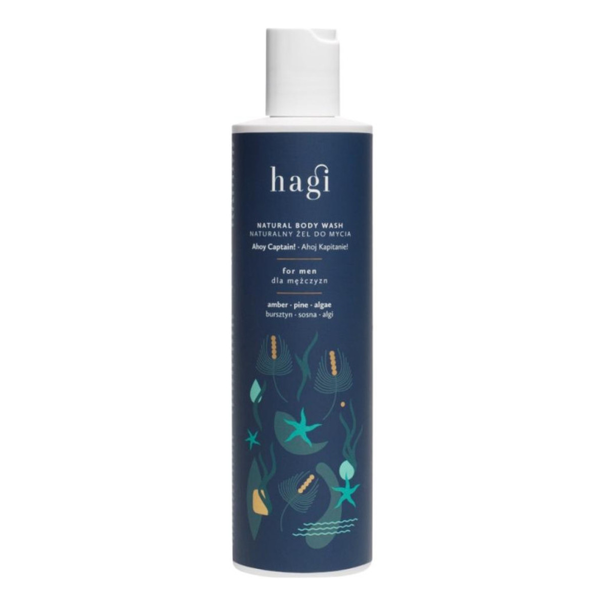 Hagi Ahoj Kapitanie Naturalny żel do mycia ciała dla mężczyzn 300ml
