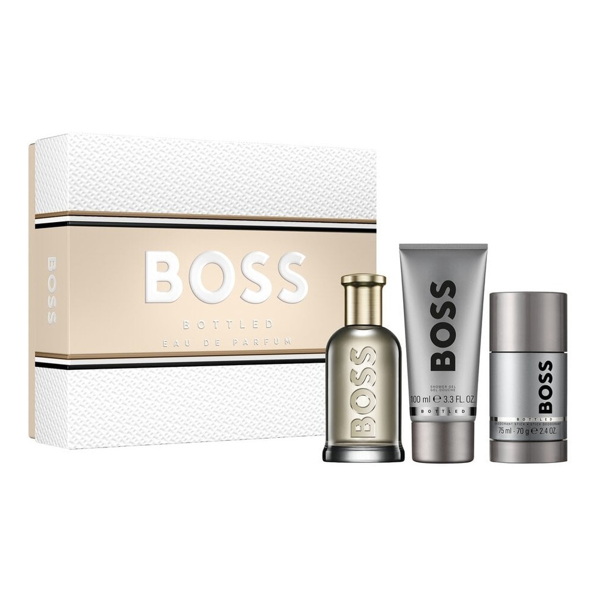 Hugo Boss Boss Bottled Zestaw woda perfumowana spray 100ml + żel pod prysznic 100ml + dezodorant sztyft 75ml