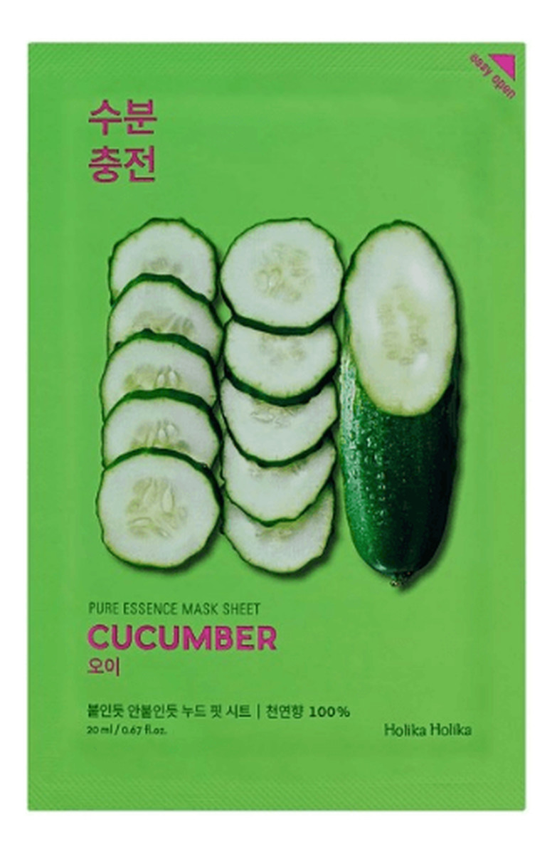Cucumber maseczka z ekstraktem z ogórka Odświeżająca1 sztuka