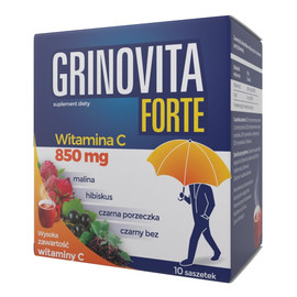 Grinovita Forte Suplement diety Witamina C - herbatka 1opakowanie -10 saszetek