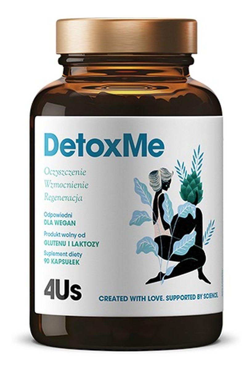 4us detoxme oczyszczenie wzmocnienie i regeneracja suplement diety 90 kapsułek