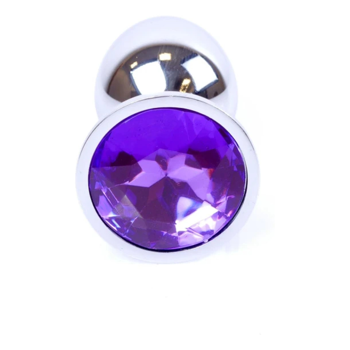 MyLove Butt Plug Collection Jewellery Silver metalowy korek analny Purple