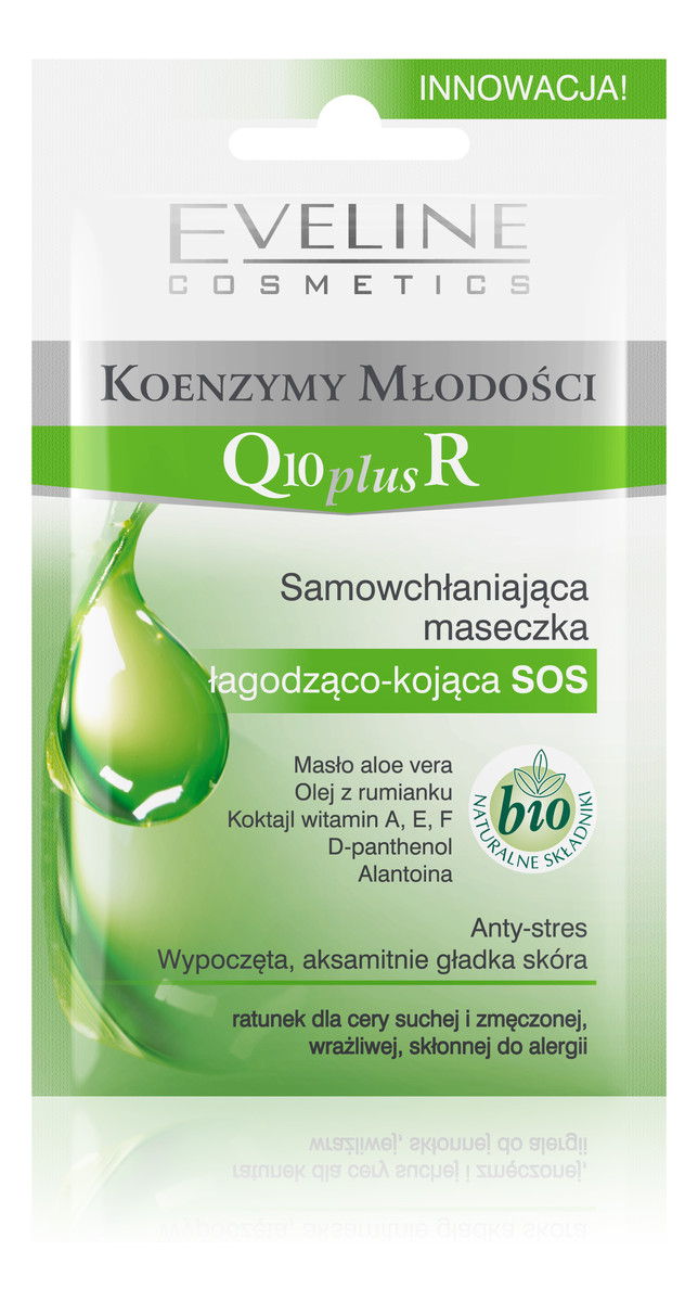 Samowchłaniająca Maseczka Łagodząco-Kojąca