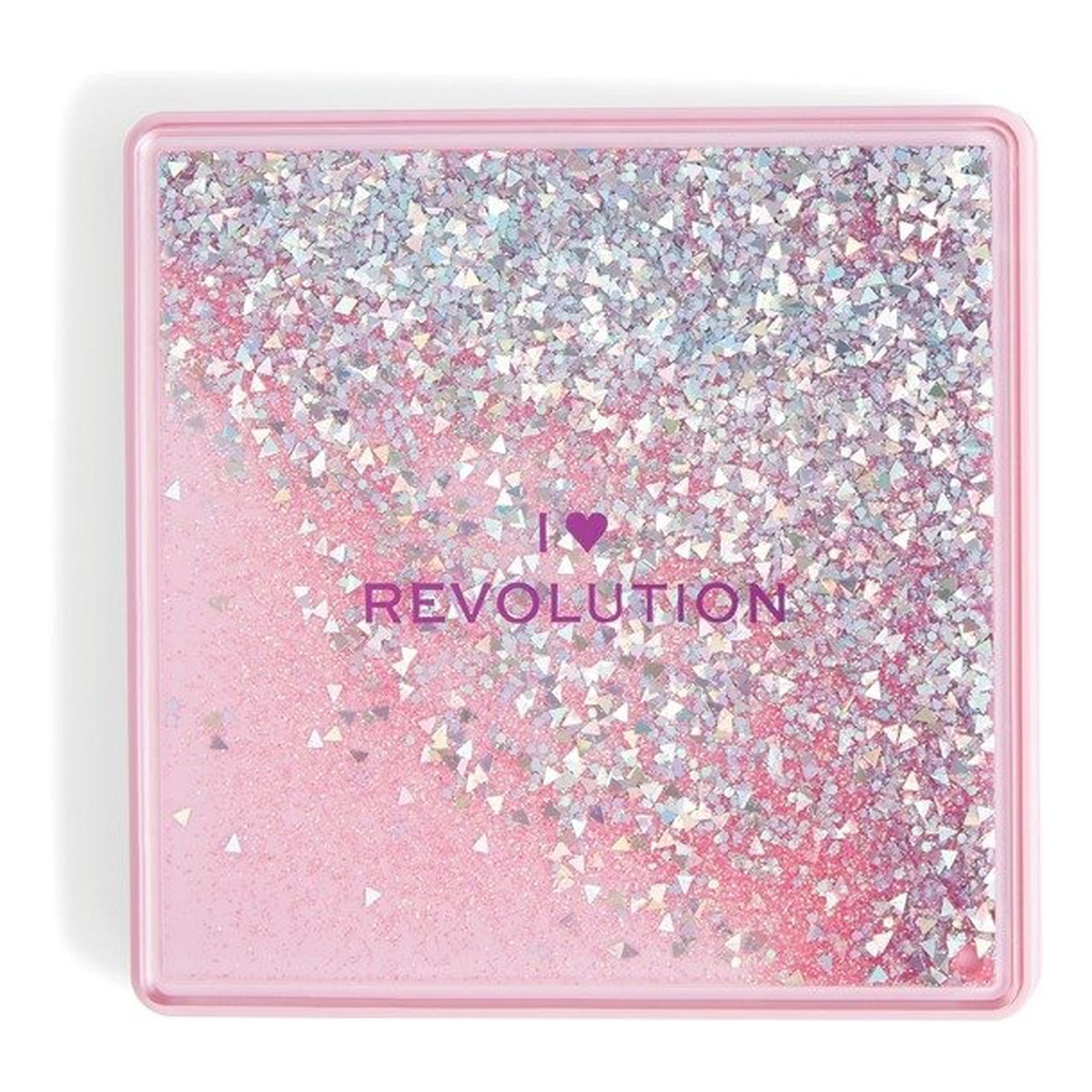 Makeup Revolution I Heart Revolution One True Love Glitter Paleta 9 Cieni Do Powiek