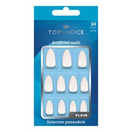 Sztuczne paznokcie Long Almond Plain