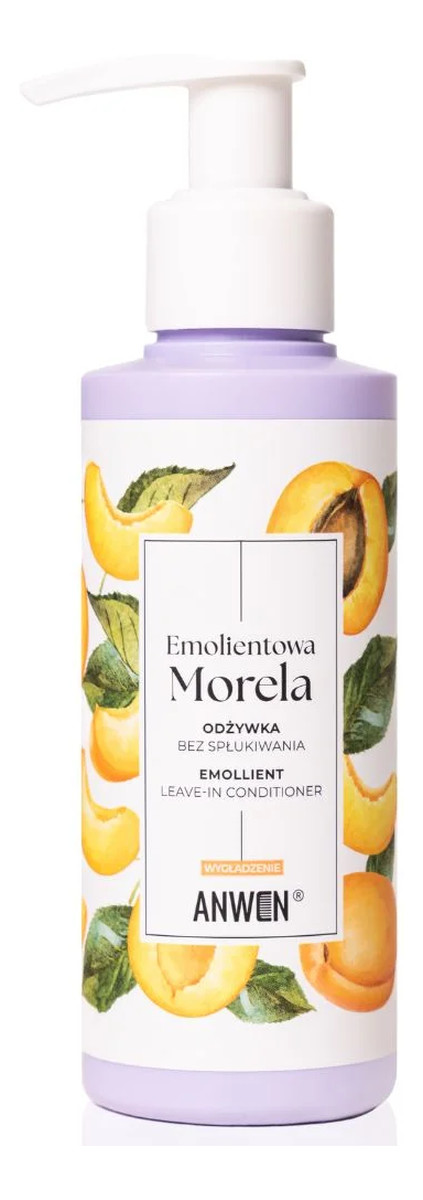 Emolientowa Morela odżywka do włosów bez spłukiwania