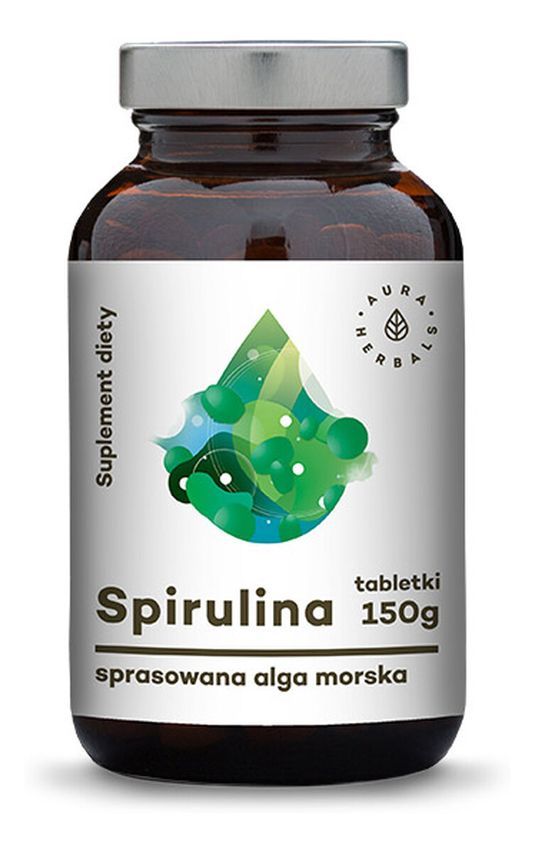Spirulina sprasowana alga morska suplement diety