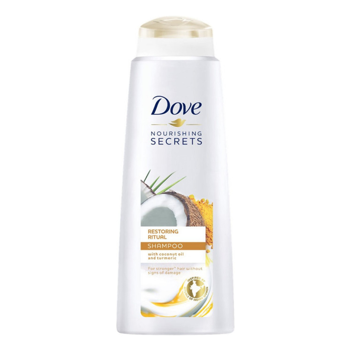Dove NOURISHING SECRETS szampon do włosów zniszczonych Coconut Oil & Turmeric 400ml