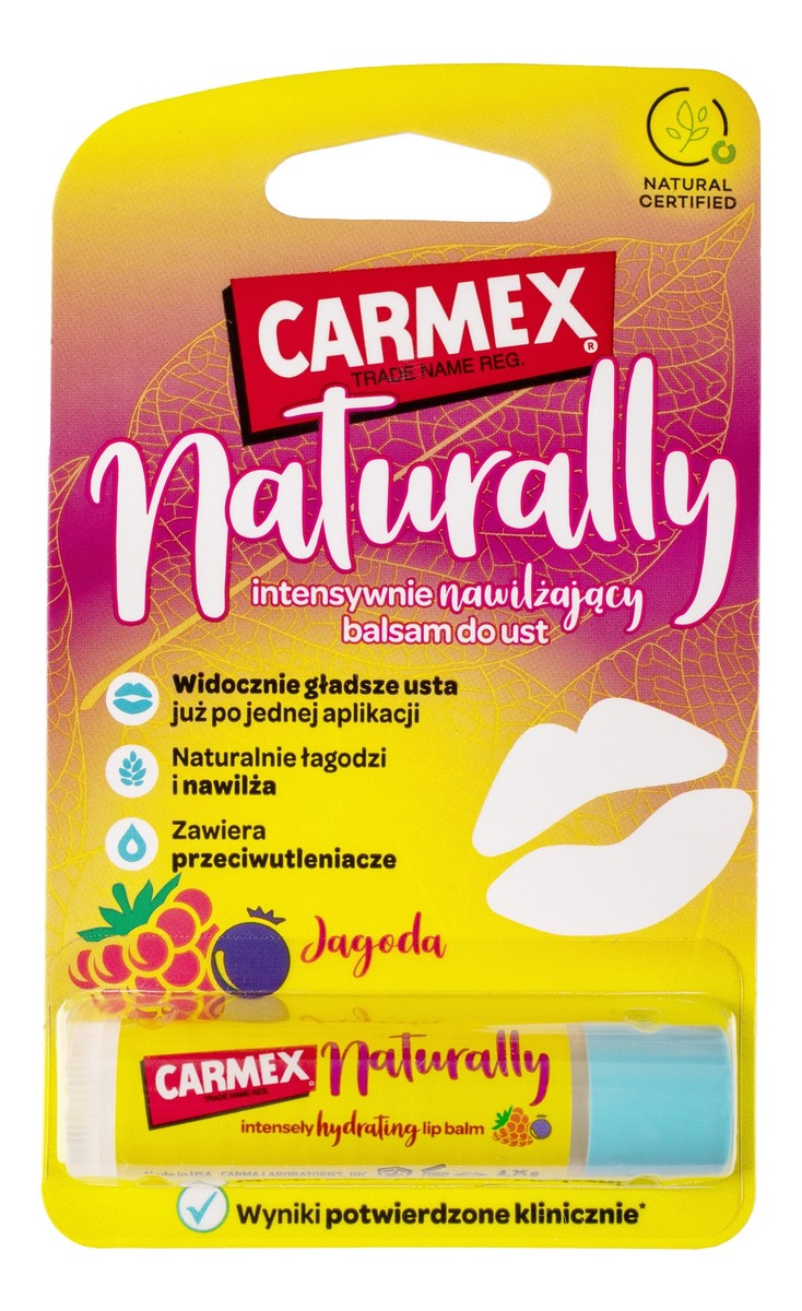Intensywnie Nawilżający Balsam do ust-jagoda 4,25 g