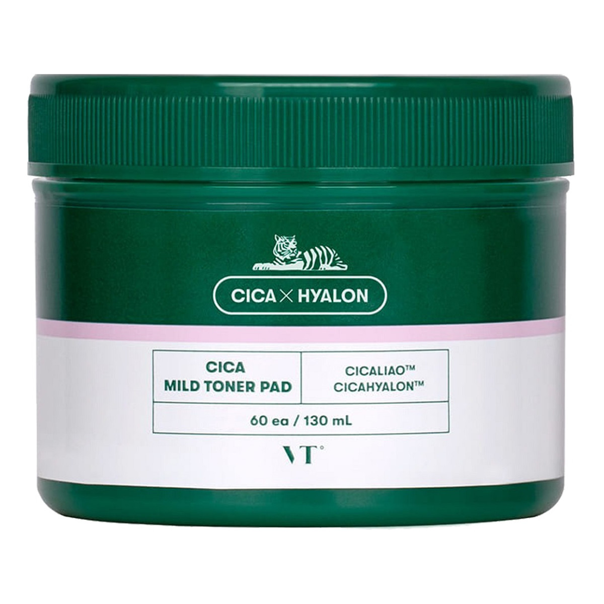 VT Cosmetics Cica Mild Toner Pad złuszczające płatki tonizujące 60szt.