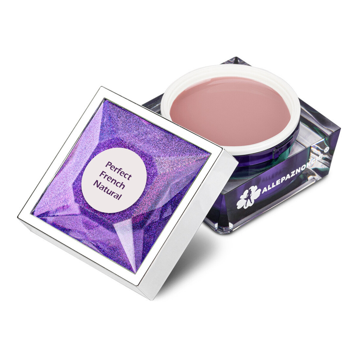 AllePaznokcie Perfect French Żel budujący do paznokci samopoziomujący natural 50g