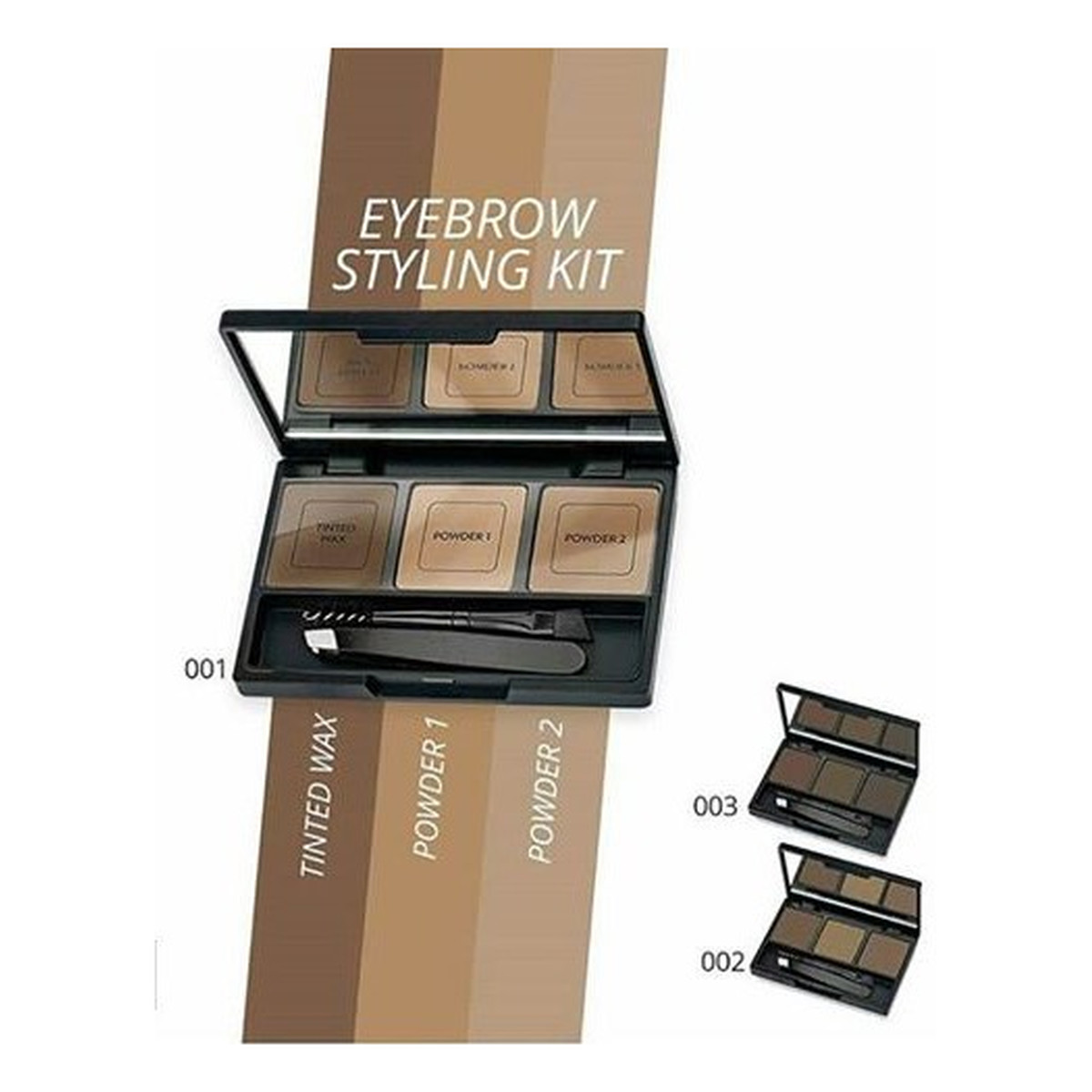 Golden Rose Eyebrow Styling Kit Zestaw Do Stylizacji Brwi