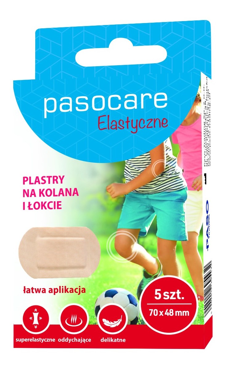 Elastyczne plastry na kolana i łokcie 72 x 48 mm 1op