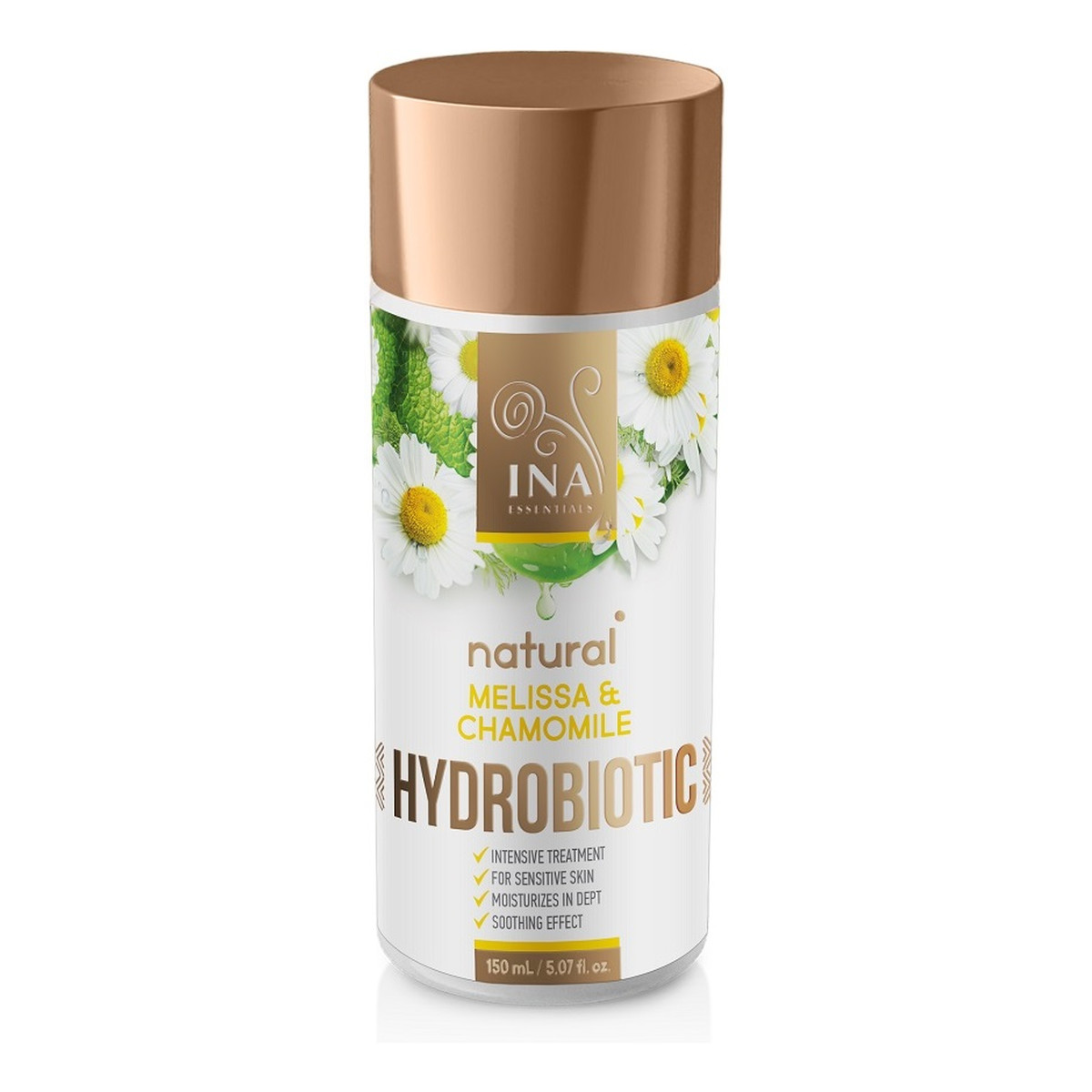 Ina Essentials Hydrobiotic intensywna pielęgnacja łagodząca dla skóry wrażliwej melisa & rumianek 150ml