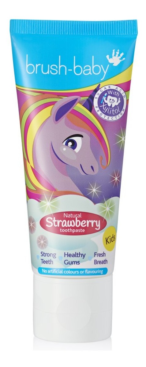 Unicorn pasta do zębów dla dzieci 3+ strawberry