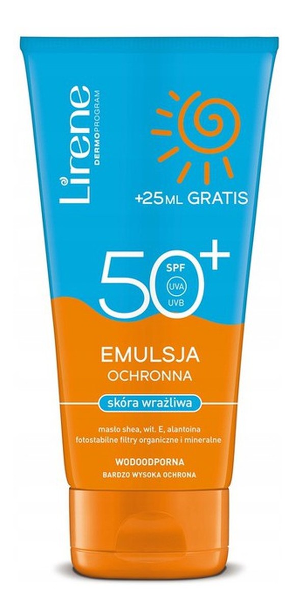 SPF 50 Emulsja przeciwsłoneczna do skóry wrażliwej