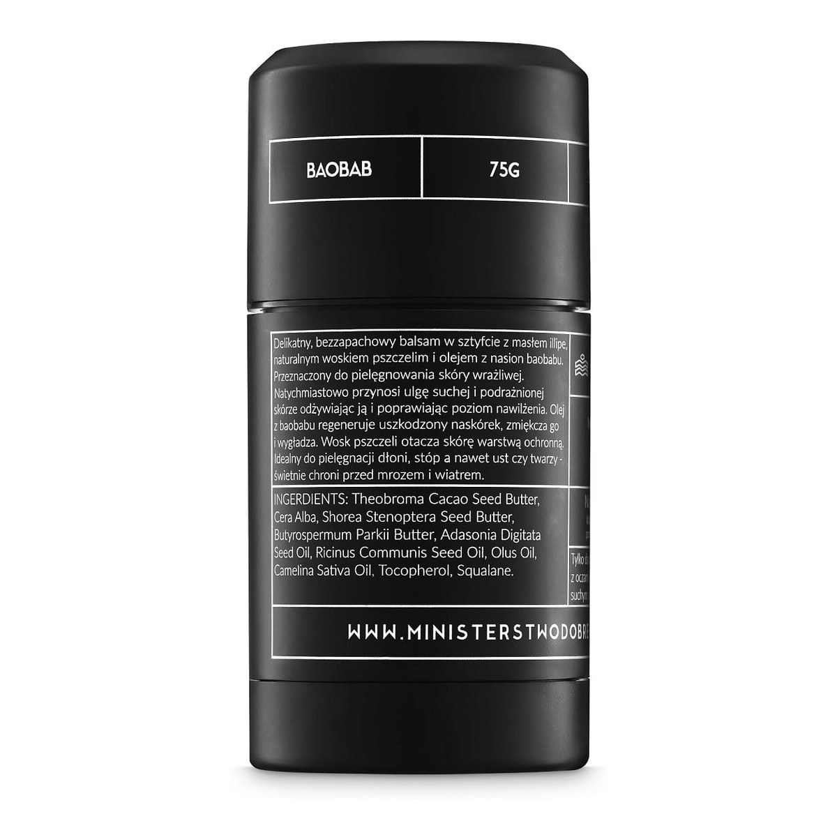 Ministerstwo Dobrego Mydła Sztyft Regenerujący Baobab 75g