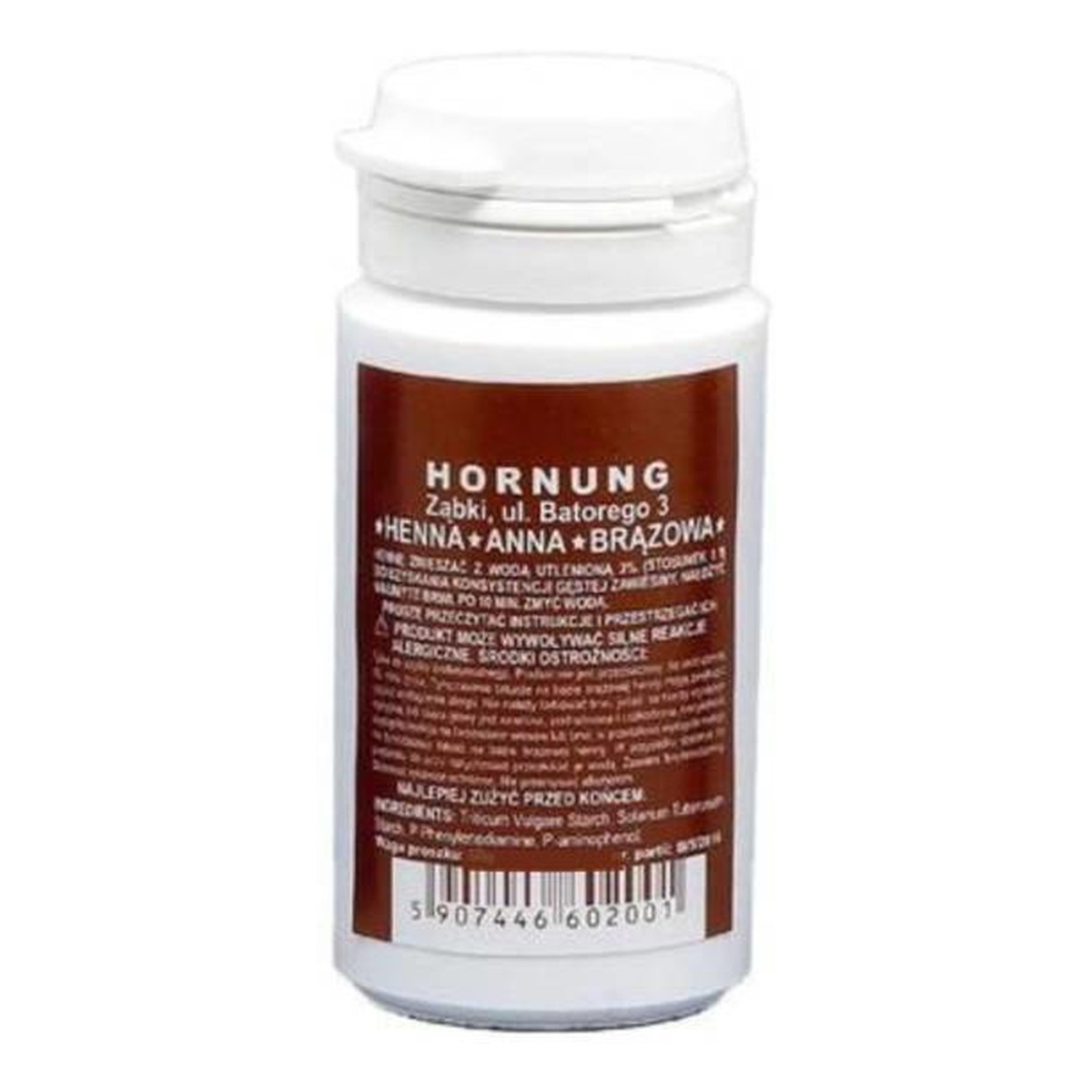 Anna Hornung Henna Proszkowa Brązowa (01) 20g