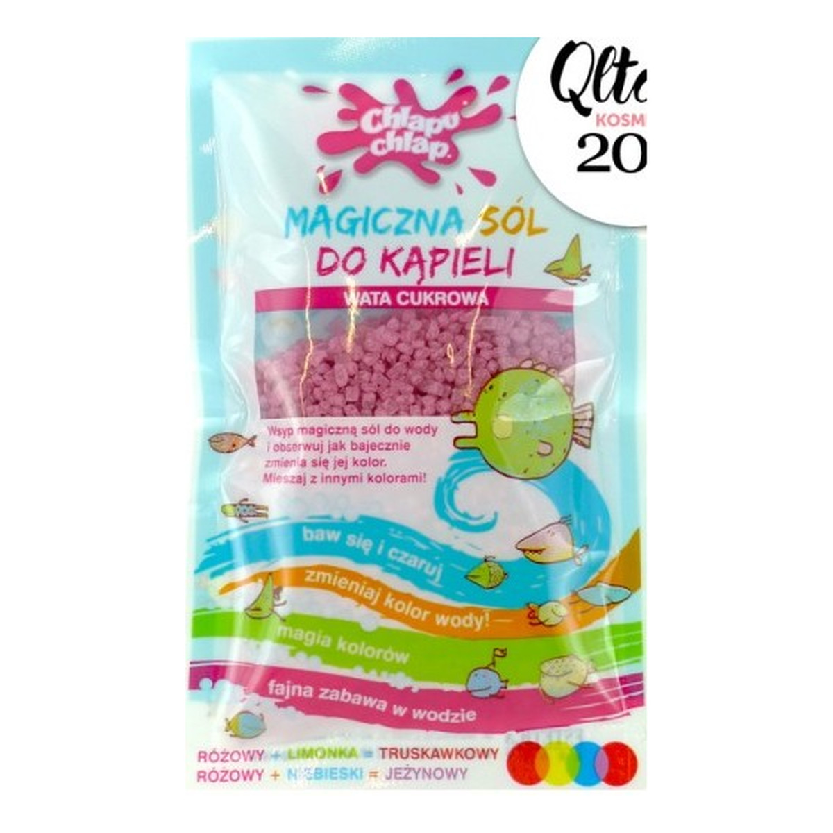 Chlapu Chlap Magiczna Sól Do Kapieli Wata Cukrowa 40g
