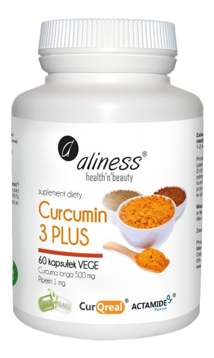 Curcumin 3 plus suplement diety 60 kapsułek