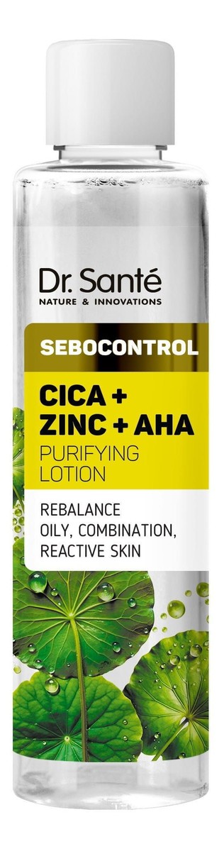 Sebocontrol Cica + Zinc + AHA Mleczko Oczyszczające Do Skóry Tłustej
