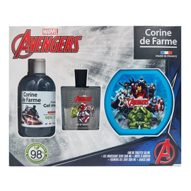 Zestaw prezentowy avengers (woda toaletowa 50ml + żel pieniący 3w1 300ml + pudełko na przekąski)