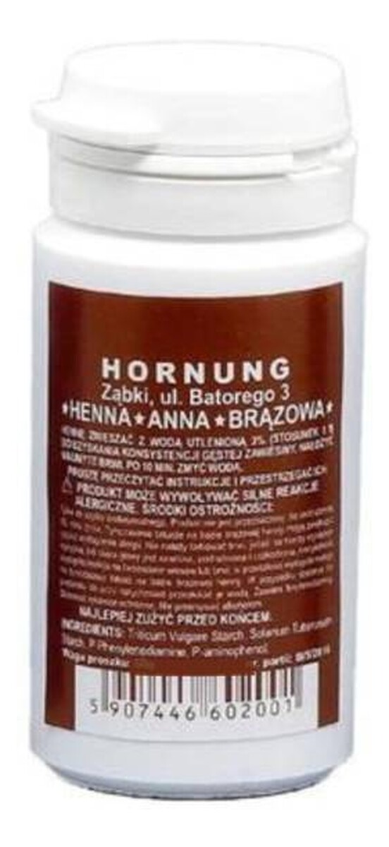 Henna Proszkowa Brązowa (01)