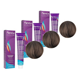 Krem koloryzujący Farba do włosów 7.1 Popielaty Blond Blonde Ash 3x100ml