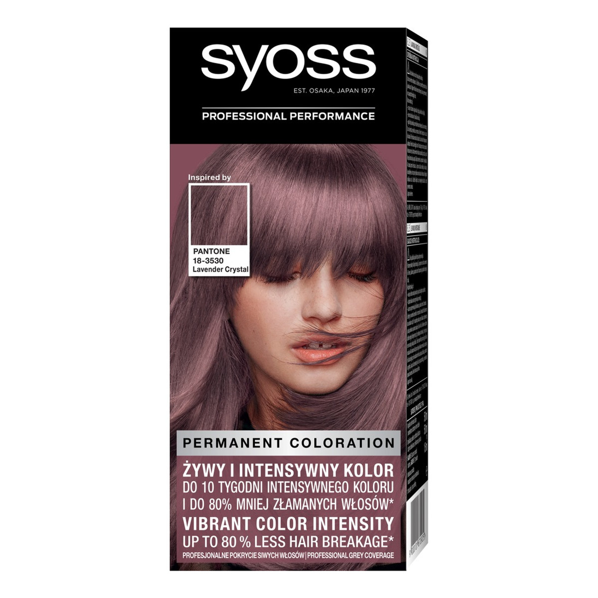 Syoss Permanent Coloration pantone farba do włosów trwale koloryzująca 8-23 lawendowy kryształ