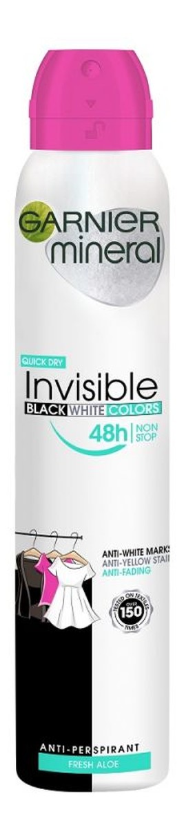Black White Colors New Fresh Scent Deo Spray