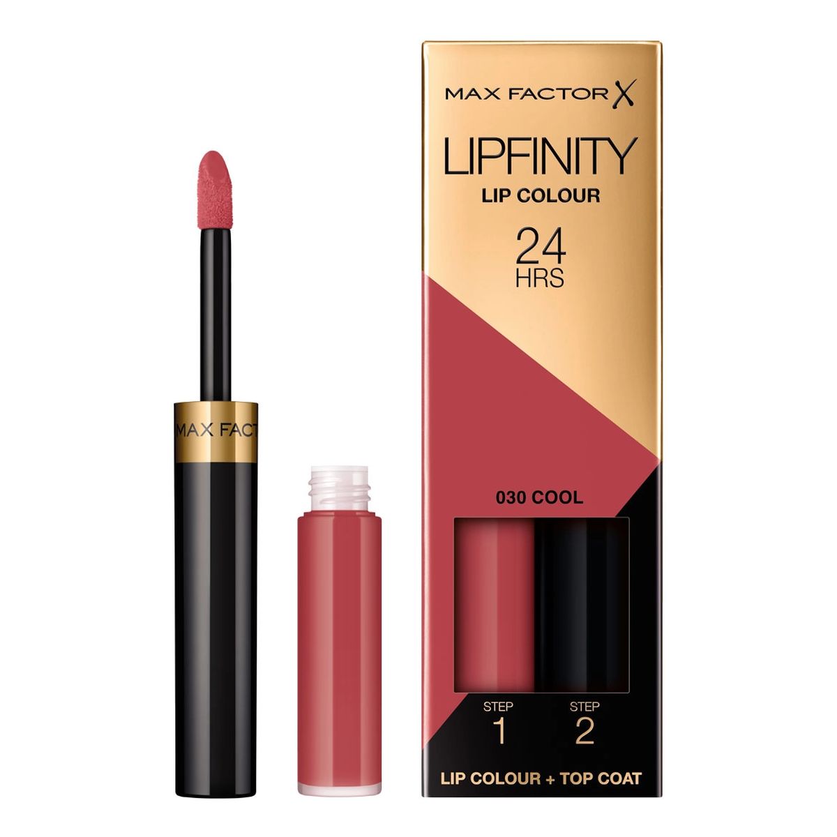 Max Factor Lipfinity Lip Colour pomadka do ust 2,3 ml + Top Coat 1,9g
