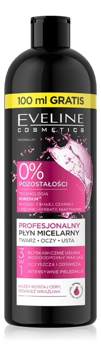 Profesjonalny płyn micelarny Niacynamid 3w1