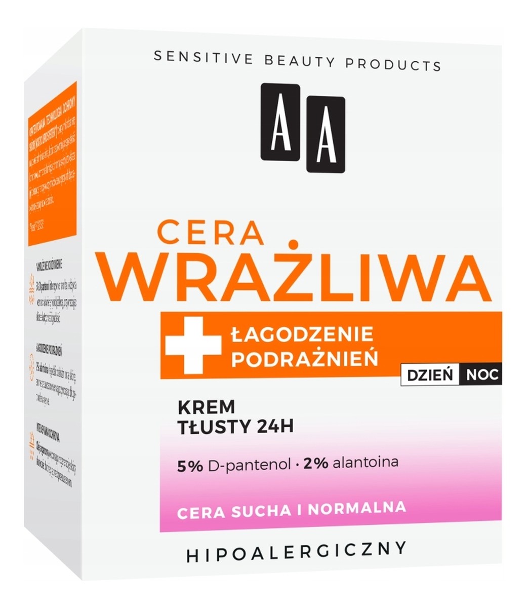 Kojenie Podrażnień krem tłusty 24H do cery suchej i normalnej