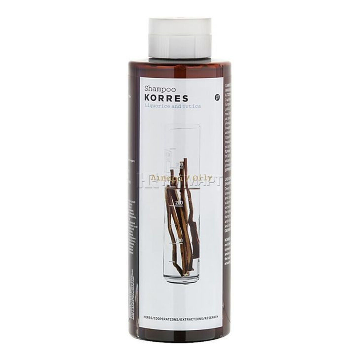 Korres Shampoo for oily hair with liquorice and urtica szampon z wyciągiem z lukrecji i pokrzywy do włosów przetłuszczających się 250ml