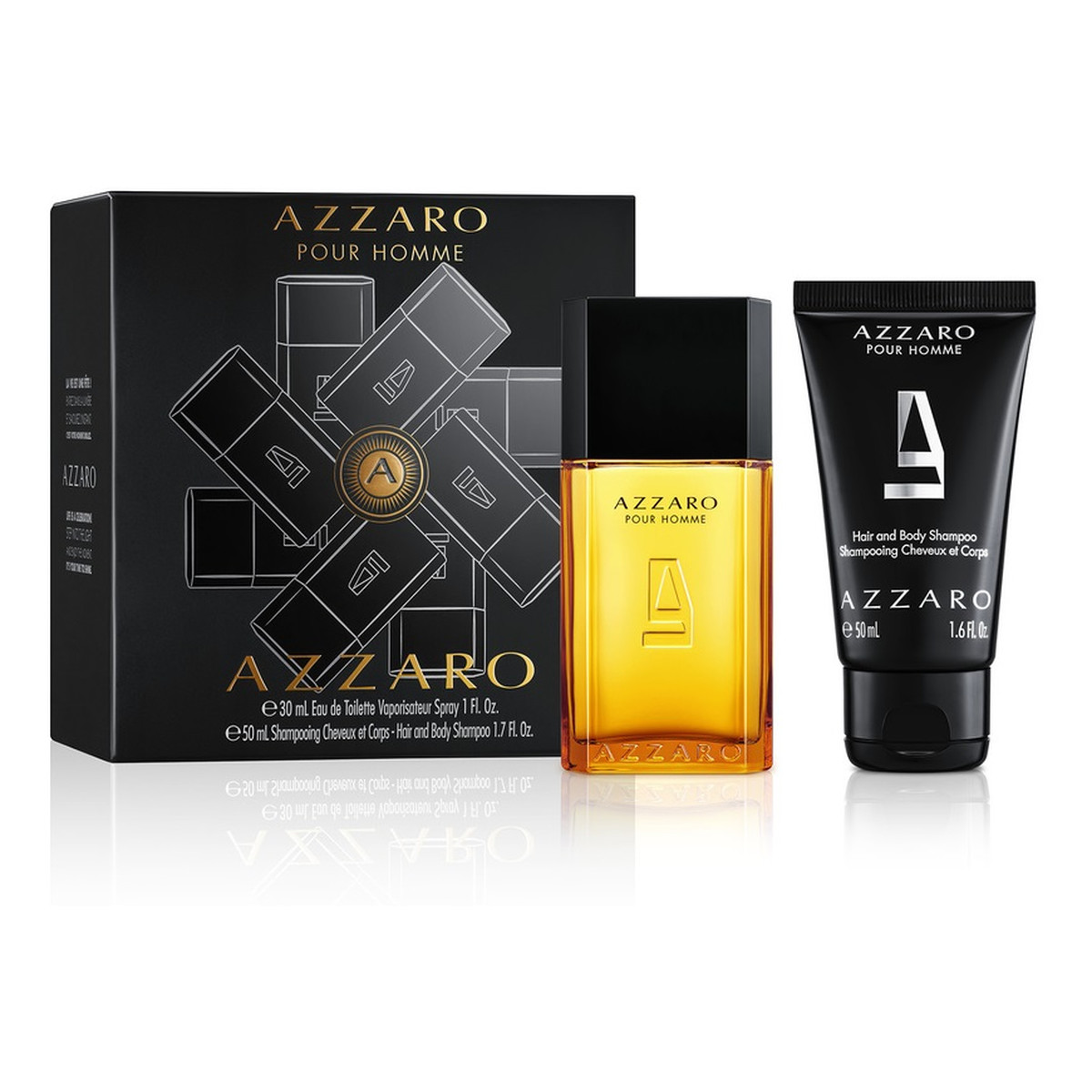 Azzaro Pour Homme Zestaw woda toaletowa spray 30ml + żel pod prysznic 50ml