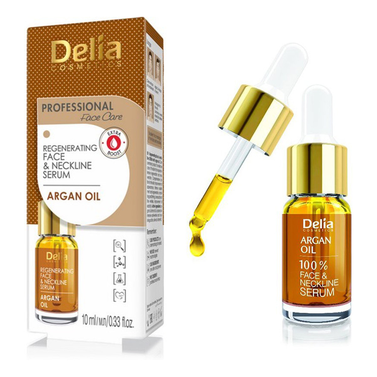 Delia Argan Care Serum Do Twarzy z Olejem Arganowym 10ml