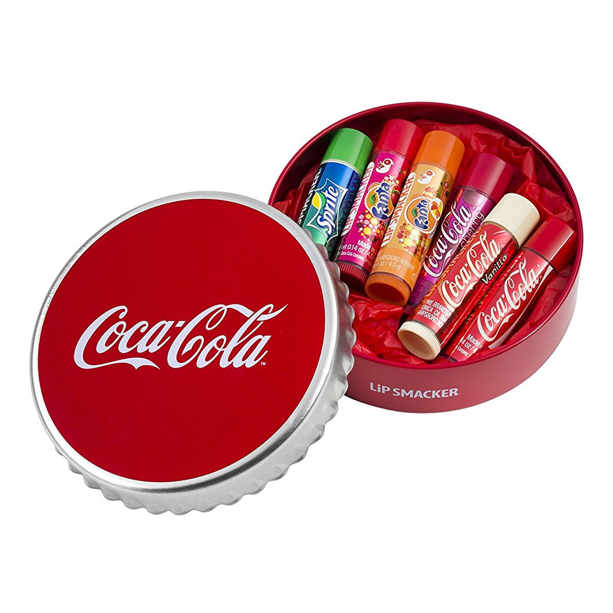 Lip Smacker Flavoured Lip Balm Collection błyszczyki do ust Coca-Cola 6x4g 24g