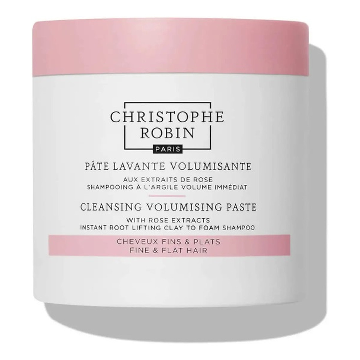 Christophe Robin Cleansing Volumizing Paste With Rose Extracts Oczyszczający szampon w formie pasty unoszący włosy u nasady 250ml