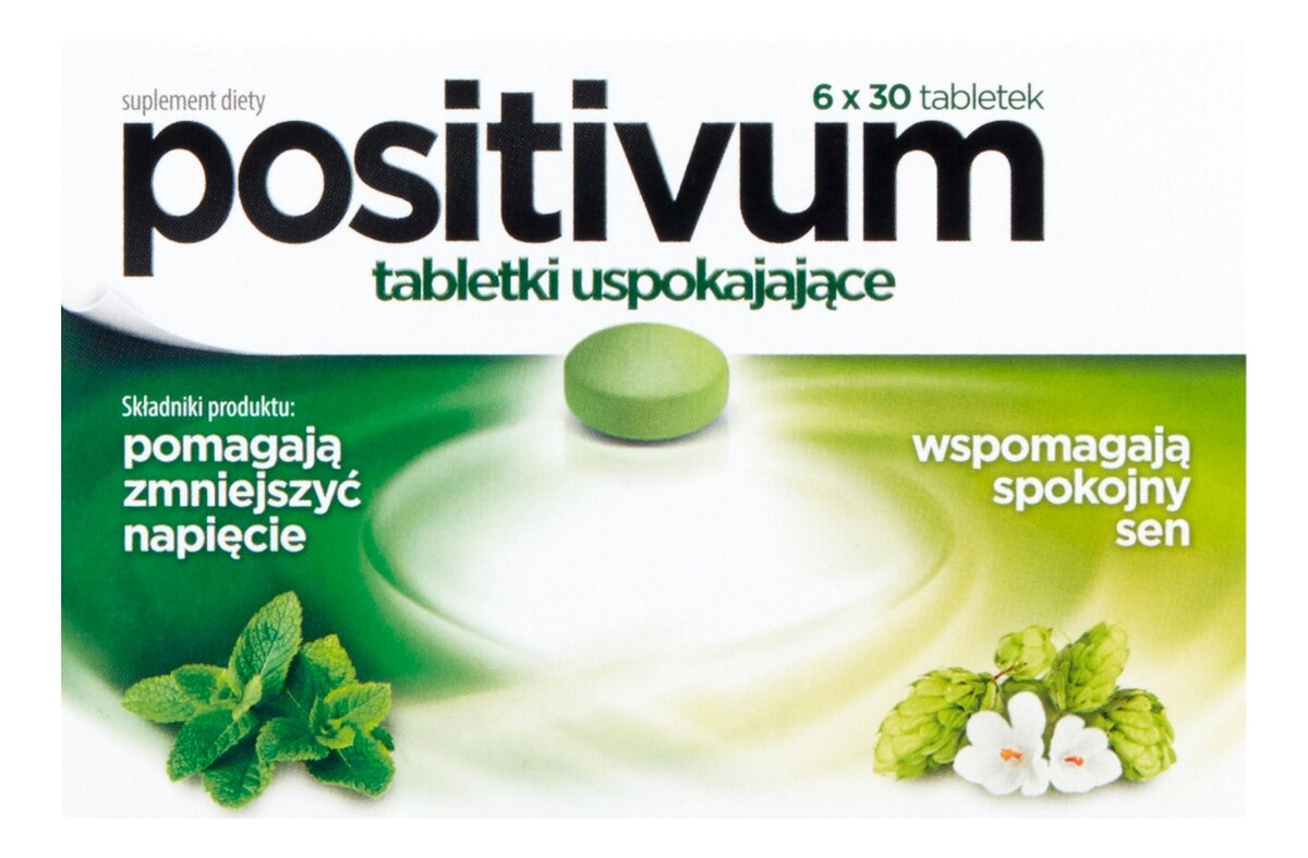 Tabletki uspokajające suplement diety 180 tabletek