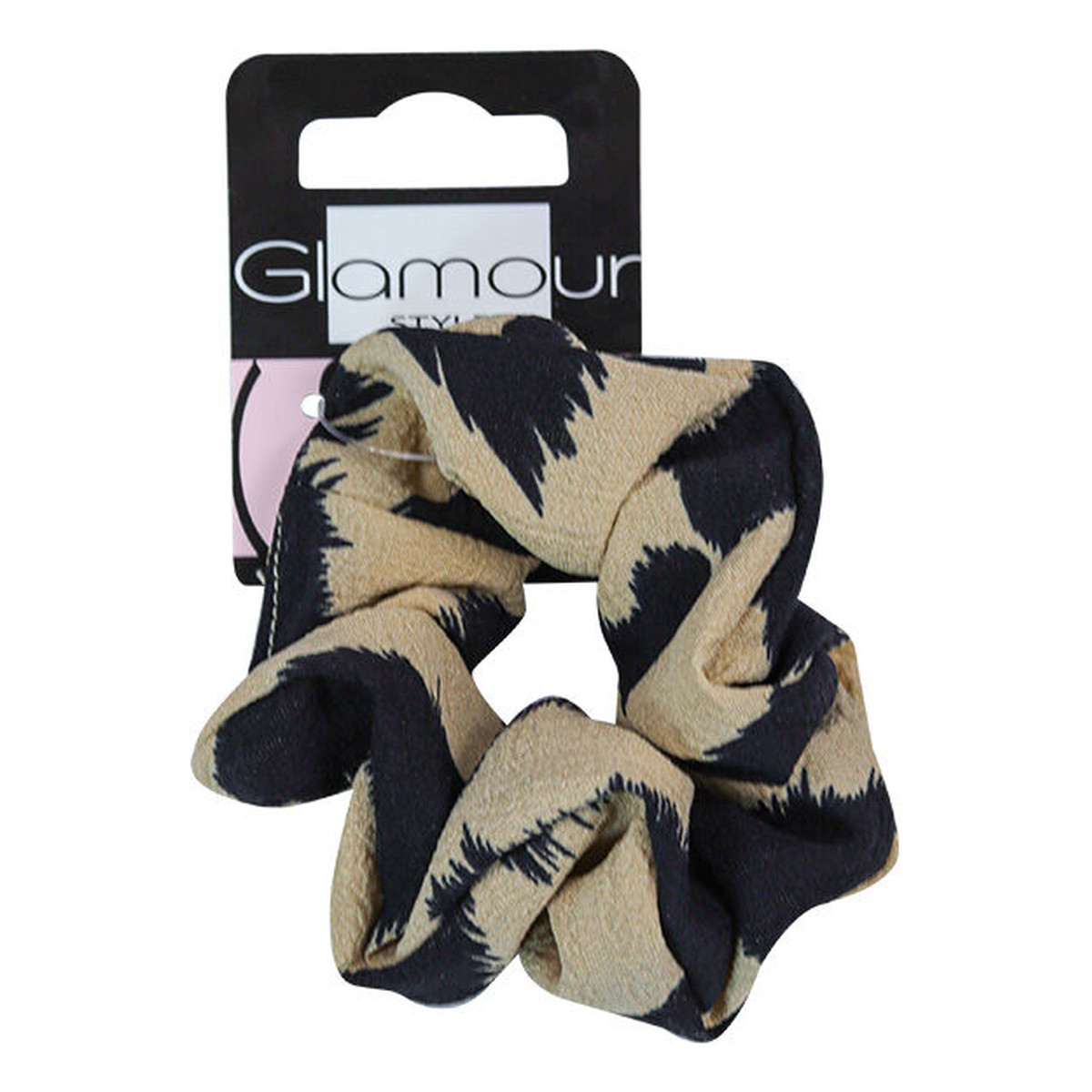 Glamour Scrunchie do włosów panterka